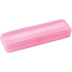 Estojo Plástico PLUS Rosa