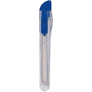 Estilete Estreito Corpo Transparente CIS 120BP Pacote com 12