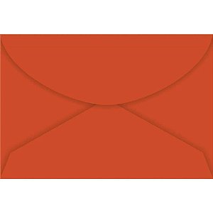 Envelope Visita Colorido Vermelho Color PLUS 80G - Caixa com 100 Unidades