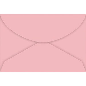 Envelope Visita Colorido Rosa Claro Color PLUS 80G Caixa com 100