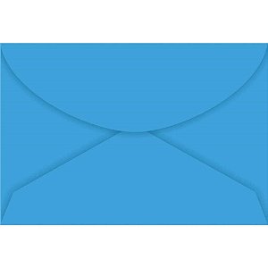 Envelope Visita Colorido Azul Royal Color PLUS 80G Caixa com 100