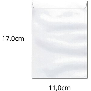 Envelope Saco Branco 110X170MM 90G OF 17 – Caixa com 250 Unidades