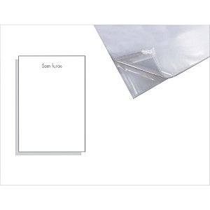 Envelope Plástico sem Furo A4 Médio 0,12 230X310MM PCT com 100