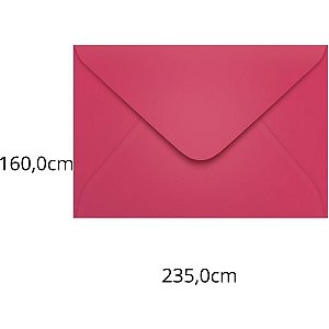 Envelope Convite Colorido 160X235 PINK Cancun 80G - Pacote com 100
