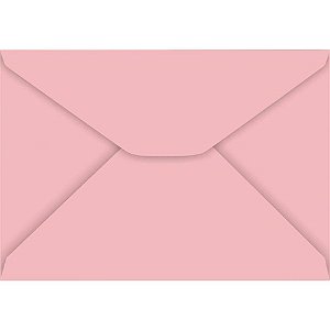 Envelope Carta Colorido 114X162MM Rosa Claro 85G - Caixa com 100
