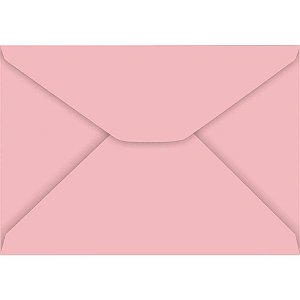 Envelope Carta Colorido 114X162MM Rosa Claro 85G - Caixa com 100
