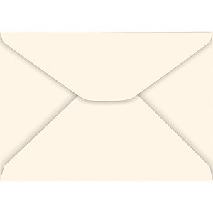 Envelope Carta Colorido 114X162MM Creme 85G Caixa com 100