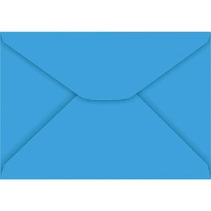 Envelope Carta Colorido 114X162MM Azul Royal 85G Caixa com 100