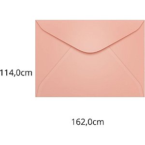 Envelope Carta Colorido Rosa Claro 114X162MM 80G - Pacote com 100 Unidades