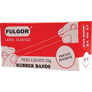 Elástico Látex Fino Chinês N18 Caixa com 25G