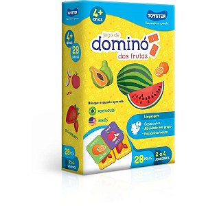 Dominó Frutas 28 Peças