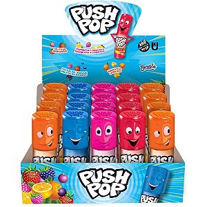 Doce PUSH POP Tradicional - Display com 20 Unidades