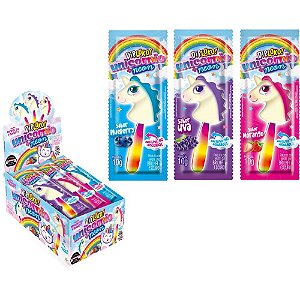 Doce DIP Loko Neon Unicórnio - Pacote com 30 Unidades