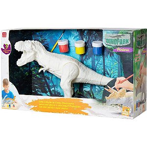 Dinossauro Dinopark Pintura com 6 Cores