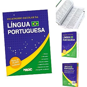 Dicionário Português Escolar Completo 528 Páginas 16,5X12CM