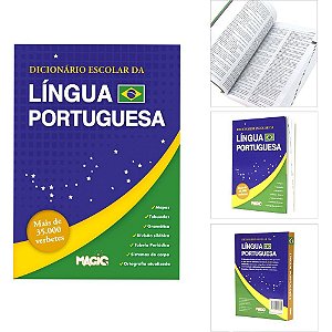 Dicionário Português Escolar Completo 528 Páginas 16,5X12CM