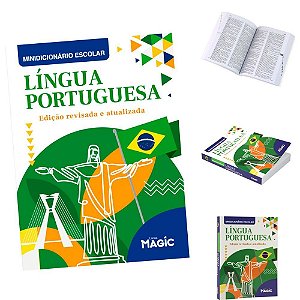 Dicionário Mini PORTUGUÊS-PORTUGUÊS Nova Ortografia - 352 Páginas