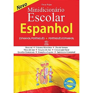 Dicionário ESPANHOL-ESPANHOL/PORTUGUÊS Escolar 448 Páginas