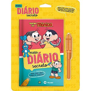 Diário Turma da Mônica - Meu Diário Secreto com Caneta Mágica