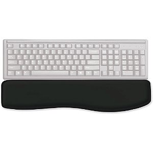 Descanso Ergonômico Apoio de Punho para Teclado Preto