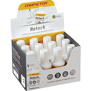 Corretivo Retock 18ML - Caixa com 12 Unidades