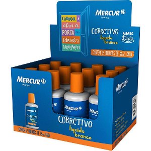 Corretivo Mercur 18ML CX com 12