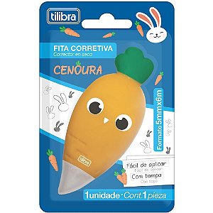 Corretivo em Fita Tilibra Cenoura 6M X 5MM