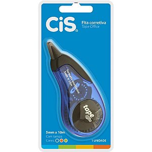 Corretivo em Fita CIS Tape Office 10M - Pacote com 6 Unidades