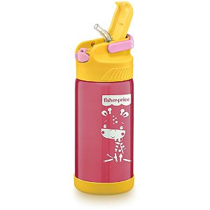 Copo de Treinamento Fisher Price AÇO Rosa Bubblegum