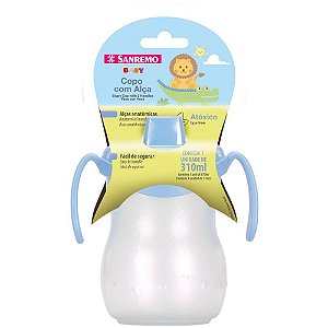 Copo de Treinamento Azul 310ML com ALÇAS