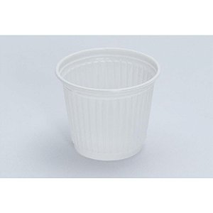 Copo Descartável 50ML Branco PS - Pacote com 100
