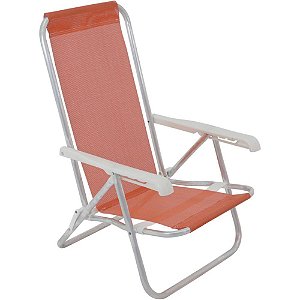 Cadeira para Piscina Praia Reclinável LAZY - ATÉ 100KG, 4 Posições