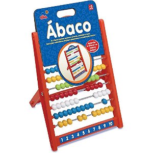 Contador ábaco Escolar com 100 Bolas