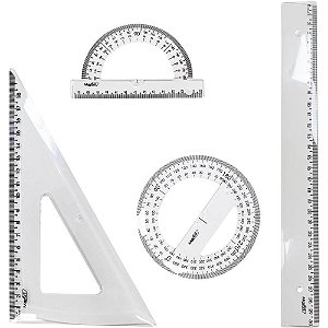 Conjunto para Desenho NEW Line Cristal 2º Grau