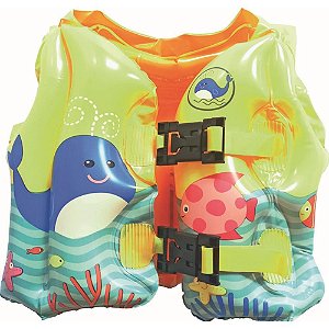 Colete Inflável Whale SWIM VEST para Crianças de 3 a 6 ANOS