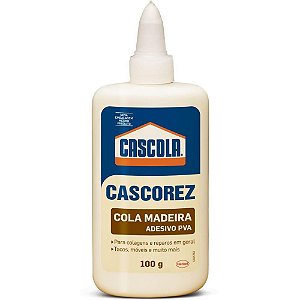 Cascola Cascorez Cola Madeira 100G – Caixa com 12 Unidades