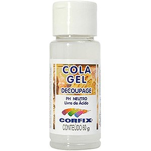 Cola para Decoupage GEL 60ML - Caixa com 6