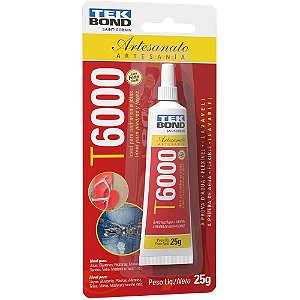 Cola para Artesanato T6000 Permanente 25G
