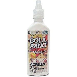 Cola Pano Super Cola Pano Acrilex Bisnaga 35G Caixa com 12 Unidades