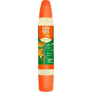 Cola Escolar GEL 2 Bicos 30G - Caixa com 24 Unidades