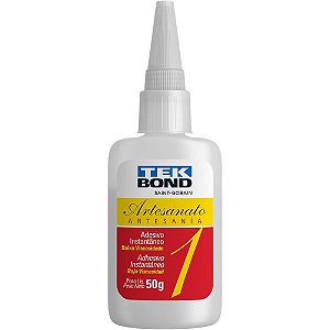 Cola Adesivo Instantâneo Artesanato 2 50G - Caixa com 10 Unidades