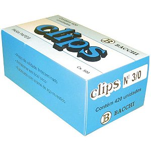 Clips Galvanizado AÇO 3/0 - 420 Unidades