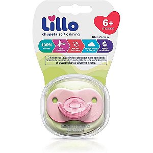 Chupeta SOFT Calming Silicone T1 Rosa