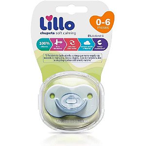 Chupeta SOFT Calming Silicone T1 Azul