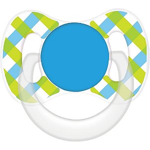Chupeta FUNNY Xadrez T2 Azul