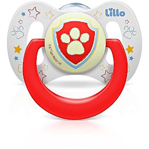 Chupeta FUNNY Patrulha Canina T2 Dia e Noite KIT com 2