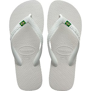 Chinelo Havaianas Unissex Brasil LIGHT 43/4 Branco