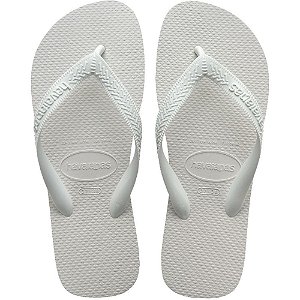 Chinelo Havaianas TOP Branco - Tamanho 45/46