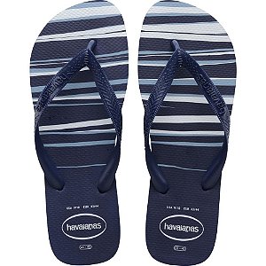 Chinelo Havaianas Masculino TOP Basic 41/42 MARINHO/BRANCO