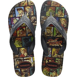 Chinelo Havaianas Licenciado TOP MAX Street Fighter 41/2 CZ